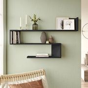 Willo  שחור - מדף מעוצב