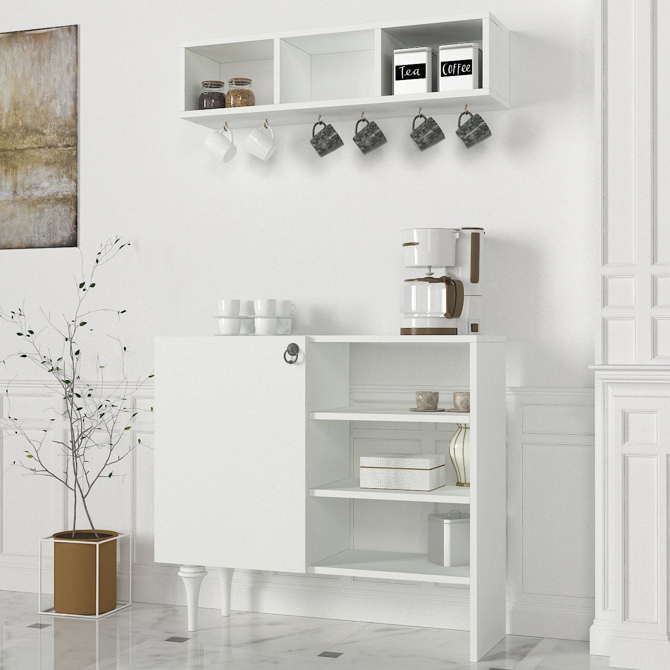 לוויטה DE7458 - ארונית מעוצבת רב תכליתית