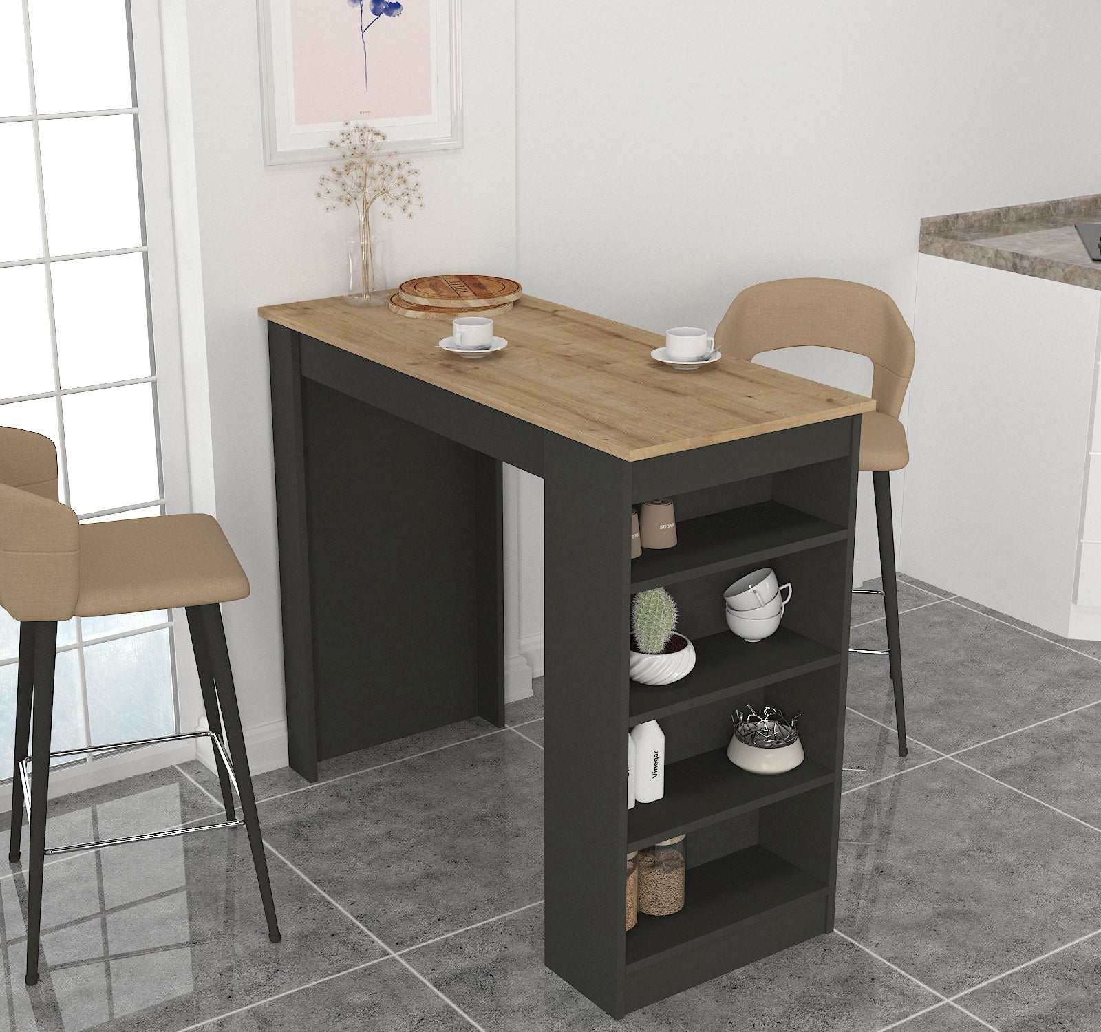 מילאנו ST1-AA – שולחן בר מעוצב