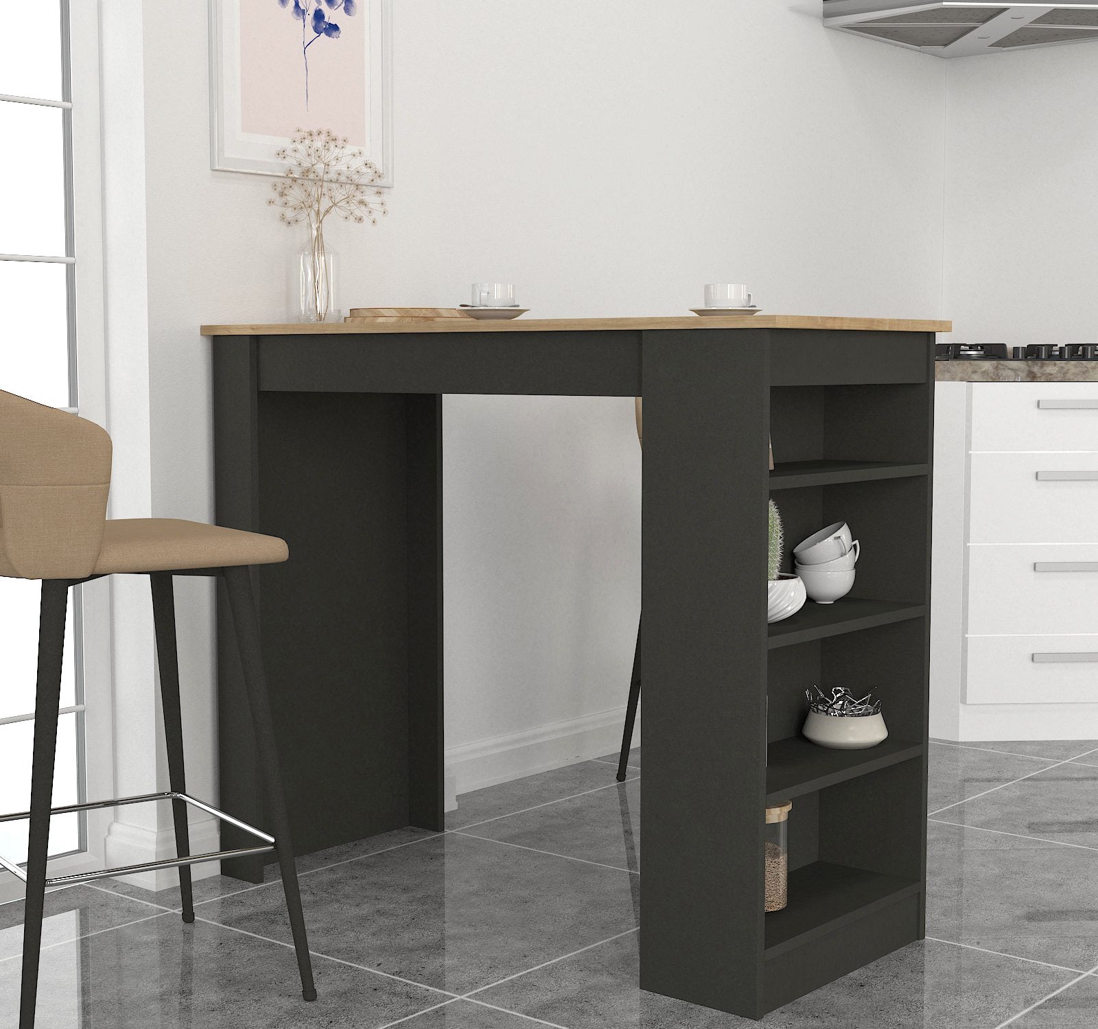 מילאנו ST1-AA – שולחן בר מעוצב