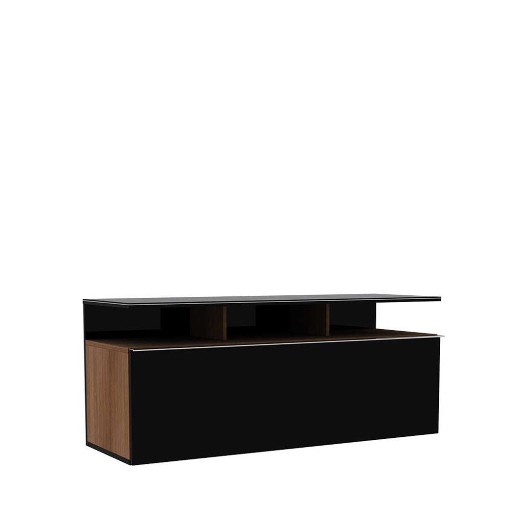 ג'ספר - VC-529 - מזנון טלוויזיה אגוז משולב שחור