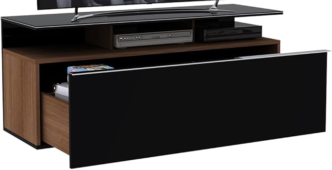 ג'ספר - VC-529 - מזנון טלוויזיה אגוז משולב שחור