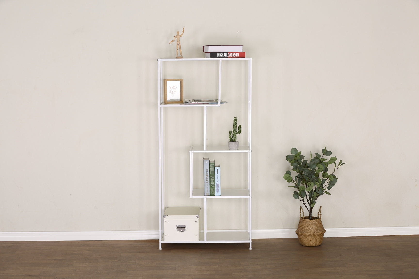 גלדיולוס לבן - 3143L - ספריה אסימטרית מעוצבת