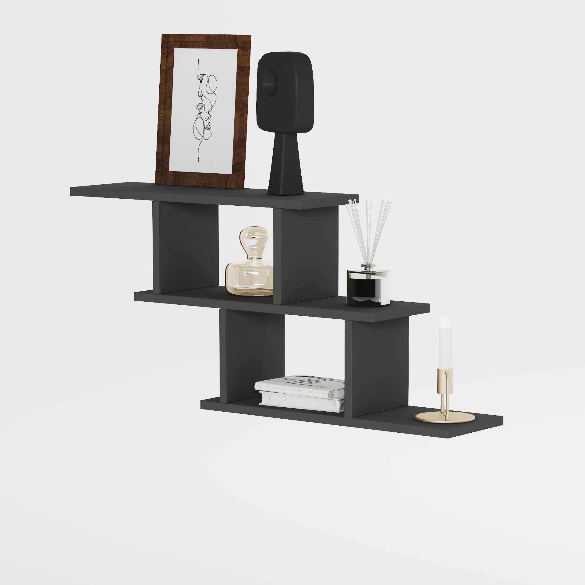 Funda פחם - מדף מעוצב