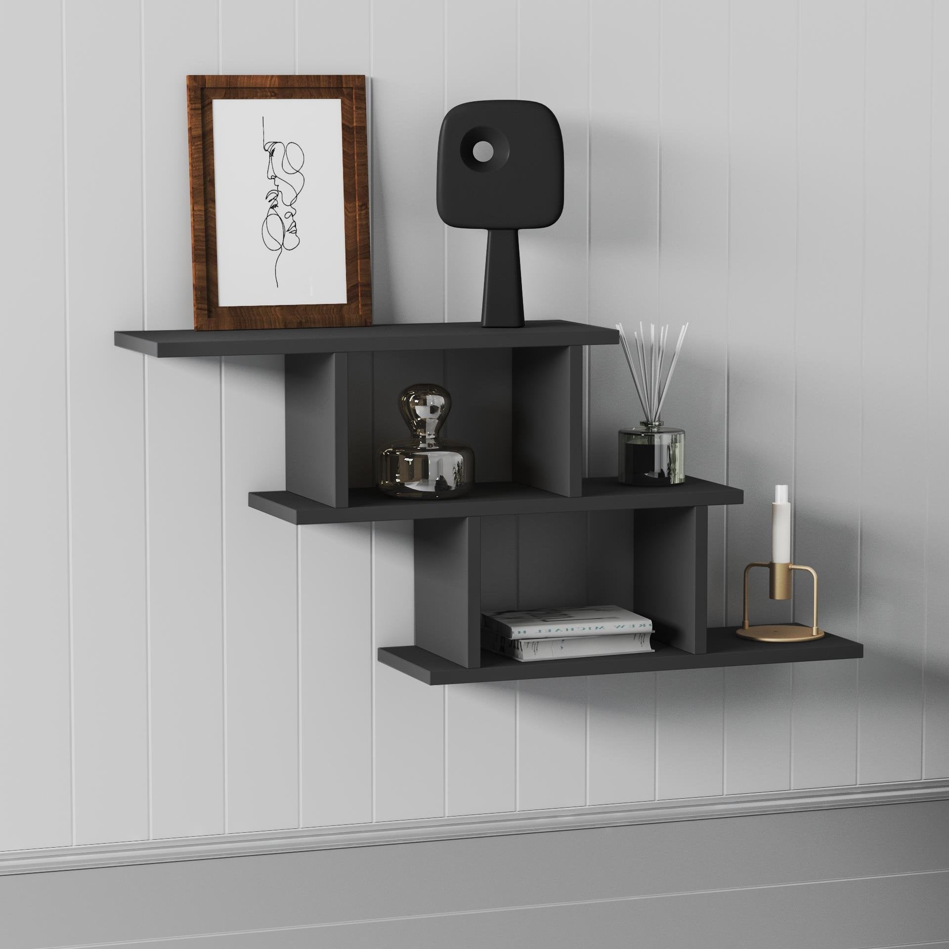 Funda פחם - מדף מעוצב