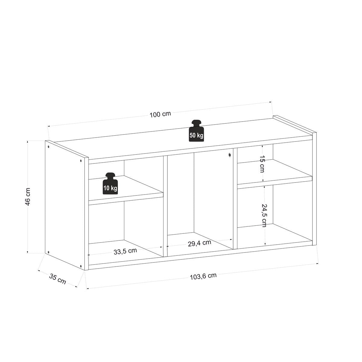 Bala – שידת אחסון מעוצבת רב תכליתית