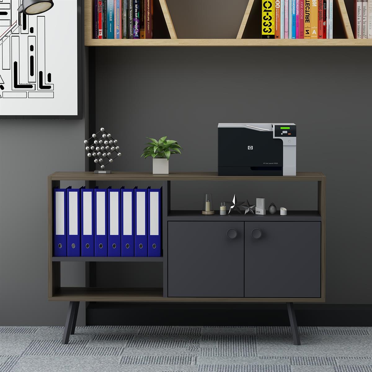 IRONY MAXI - פחם אגוז - שידה רב תכליתית