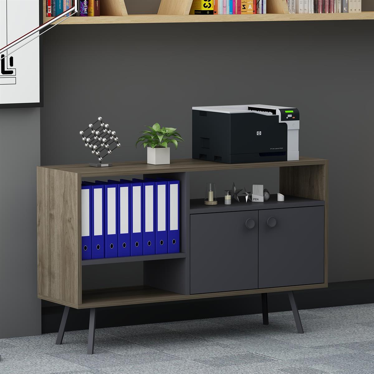 IRONY MAXI - פחם אגוז - שידה רב תכליתית