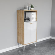 Rasha Office – ארונית אחסון רב תכליתית - אלון - לבן