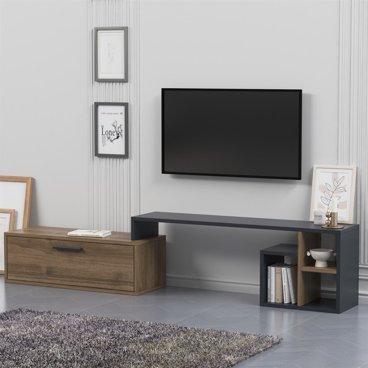 Karamel - פחם אגוז - מזנון מודולארי