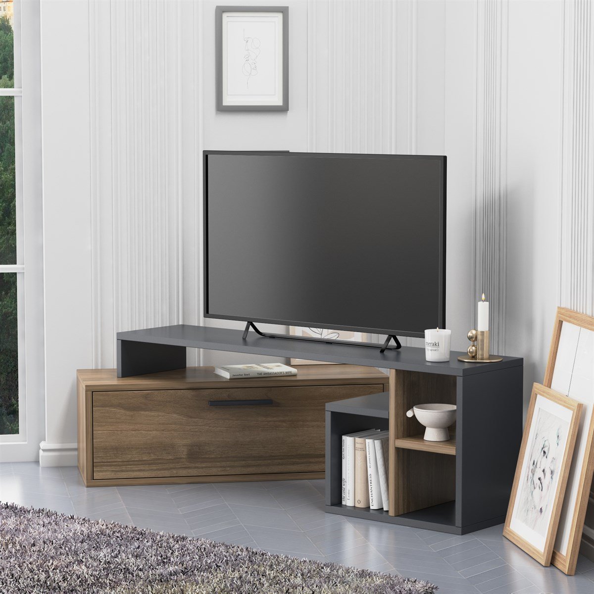 Karamel - פחם אגוז - מזנון מודולארי