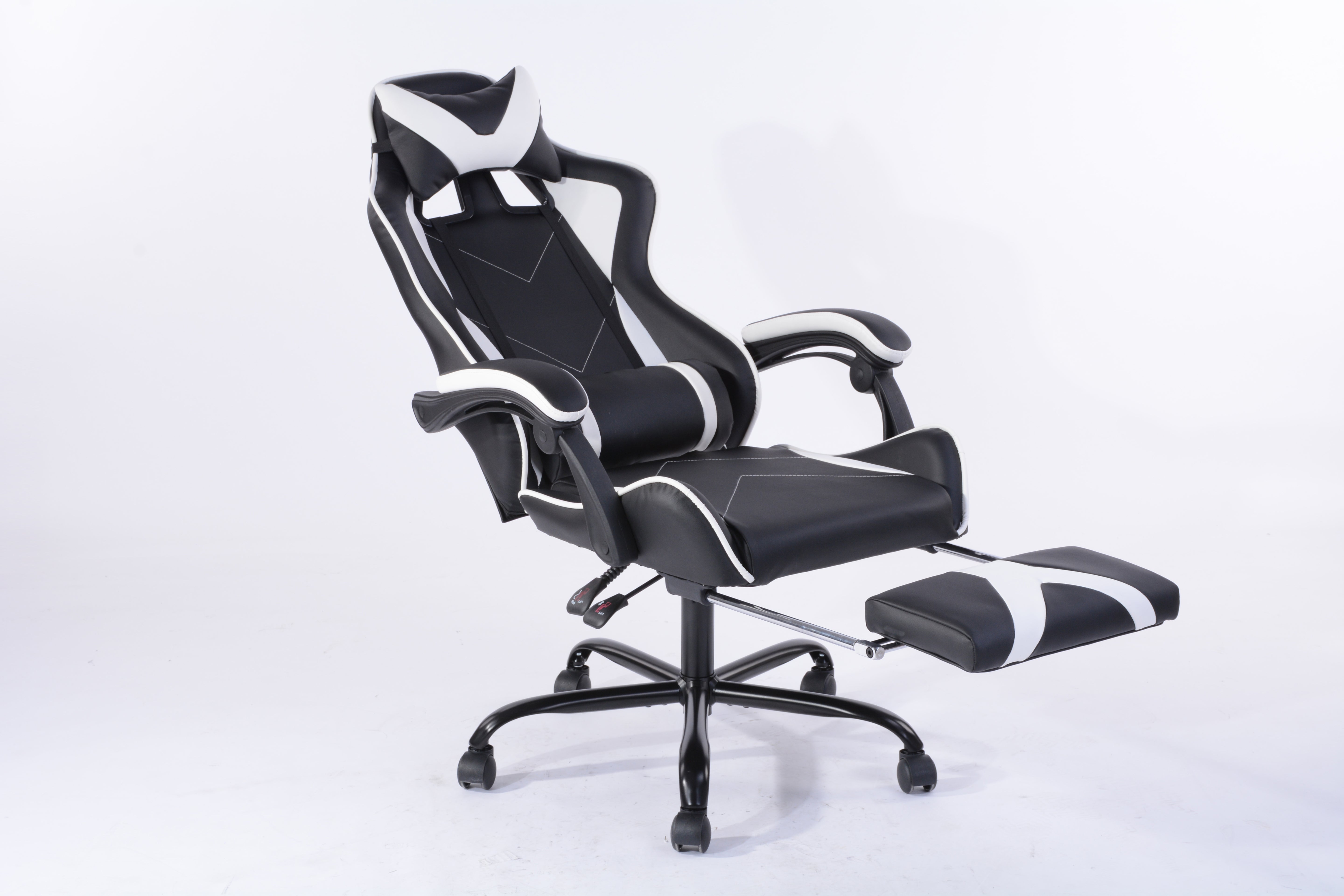 טוד אדום-שחור - כיסא גיימינג עם הדום