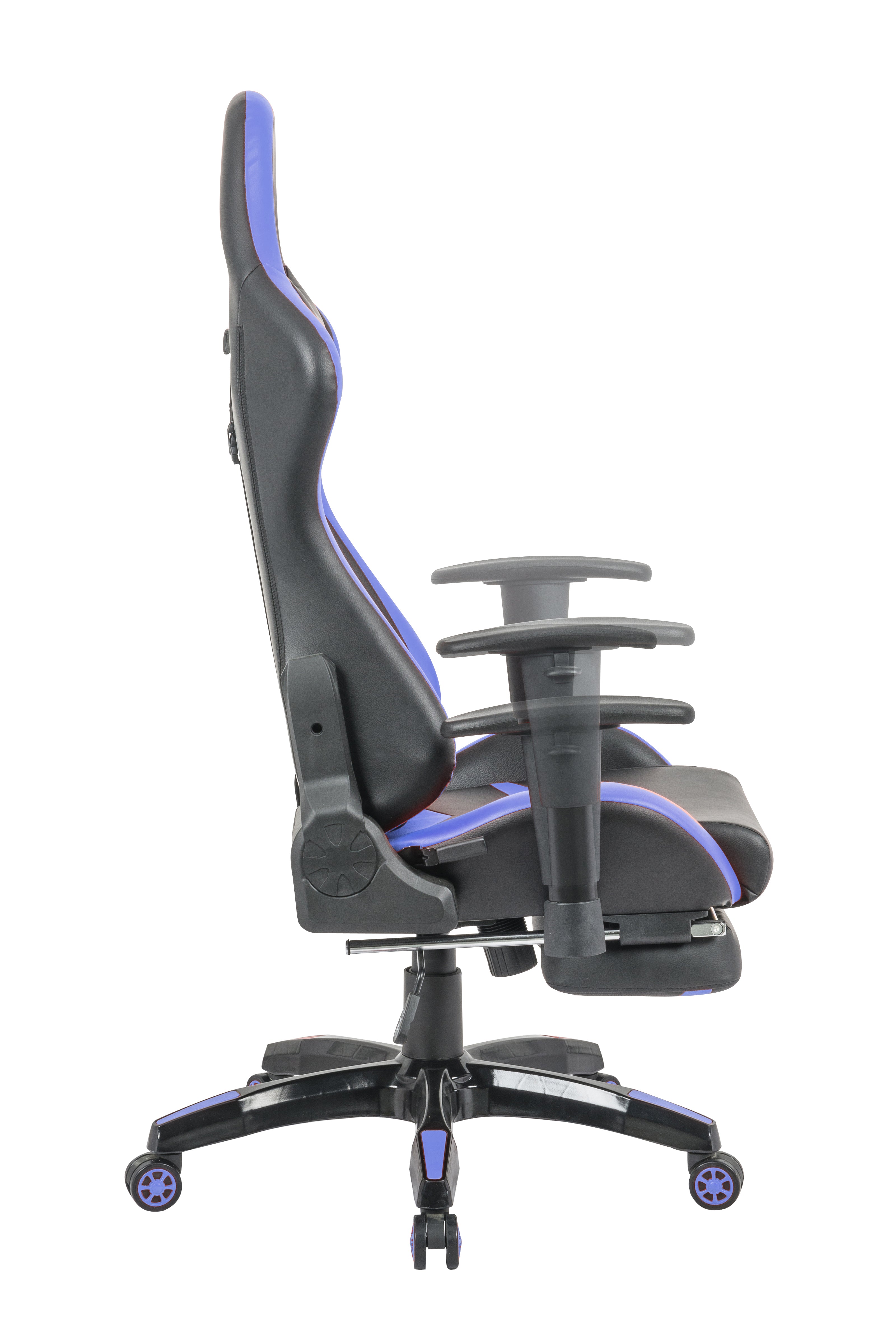 ברגרה כחול - כיסא גיימינג עם הדום