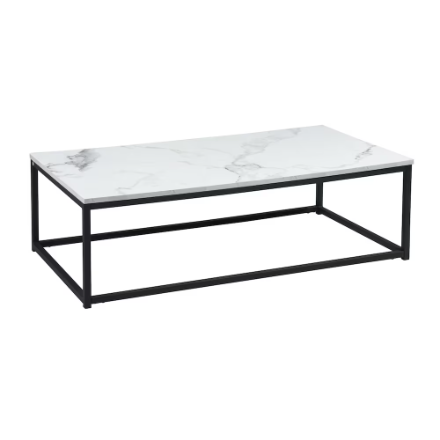 פאקטו מלבני שיש - שולחן קפה