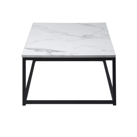 פאקטו מלבני שיש - שולחן קפה