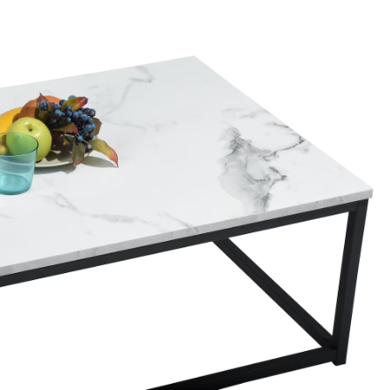 פאקטו מלבני שיש - שולחן קפה