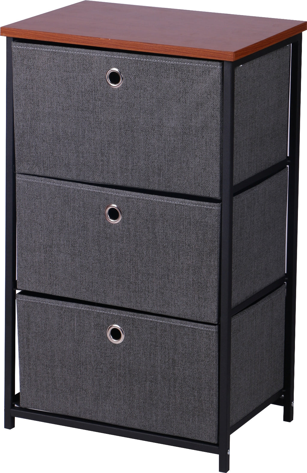 שידת מתכת עם 3 מגירות בד דגם cr376 מסדרת Siena