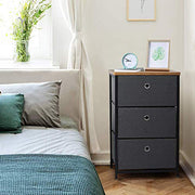 שידת מתכת עם 3 מגירות בד דגם cr376 מסדרת Siena