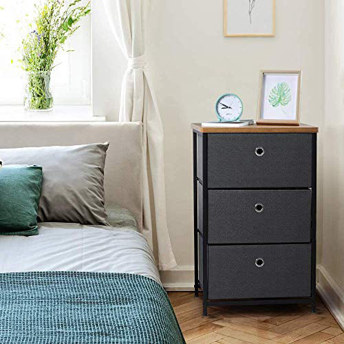 שידת מתכת עם 3 מגירות בד דגם cr376 מסדרת Siena