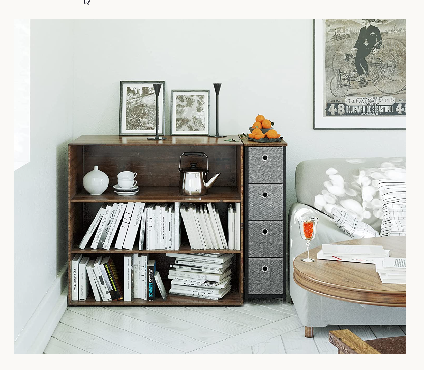 שידת מתכת עם 4 מגירות בד צרות דגם cr377 מסדרת Siena