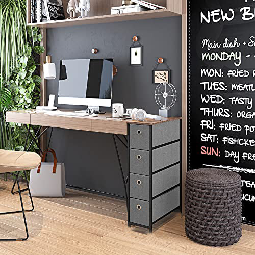 שידת מתכת עם 4 מגירות בד צרות דגם cr377 מסדרת Siena