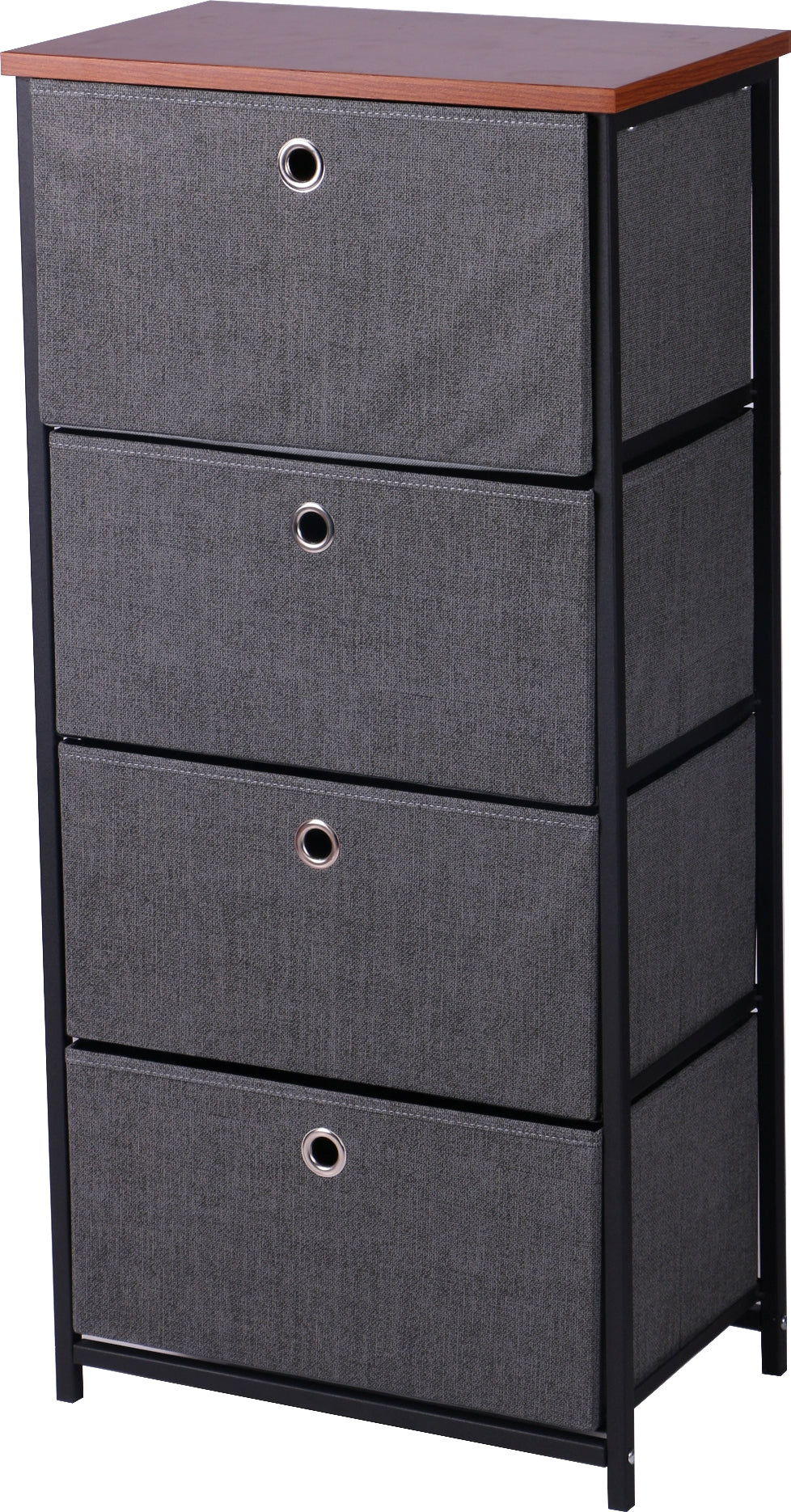 שידת מתכת עם 4 מגירות בד דגם cr378 מסדרת Siena