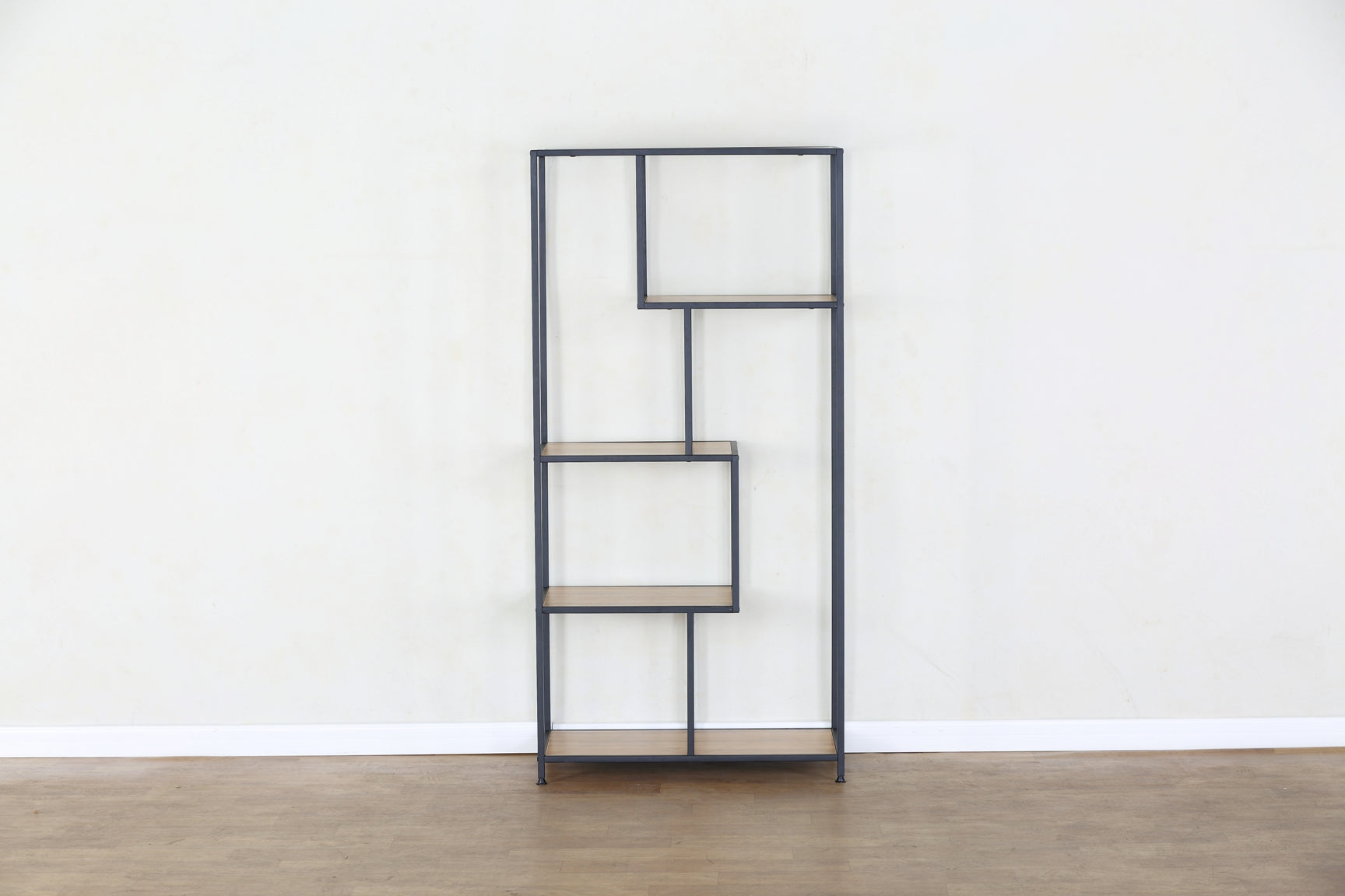 גלדיולוס אגוז - שחור - 3143L - ספריה אסימטרית מעוצבת