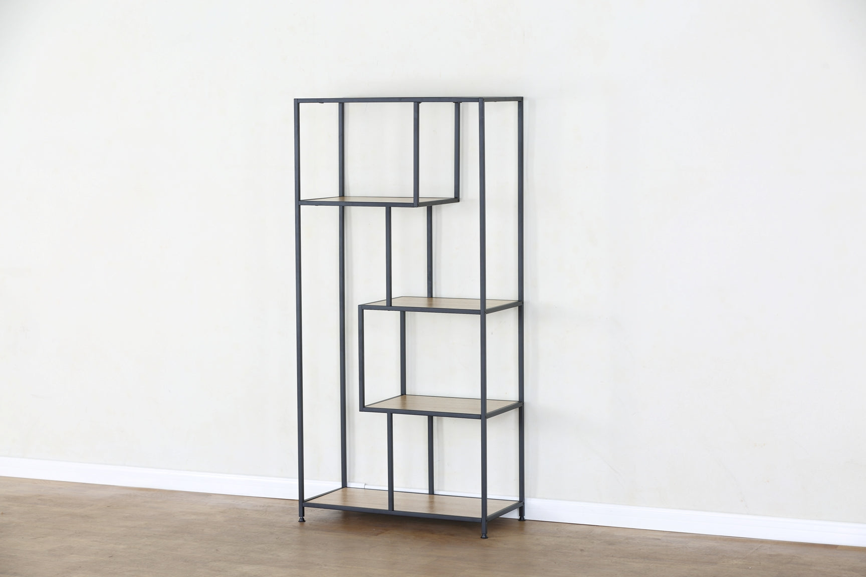 גלדיולוס אלון - שחור - 3143L - ספריה אסימטרית מעוצבת