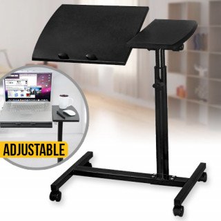 שולחן מתכוונן למחשב נייד - האמטי שחור