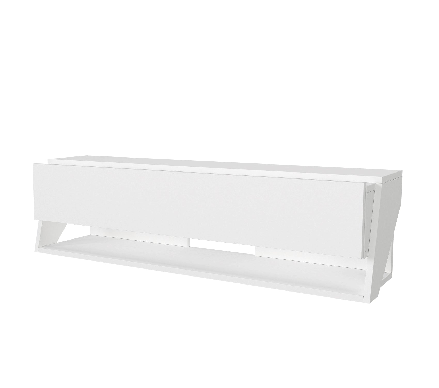 ליטוס DE2569 - לבן - מזנון טלוויזיה צף