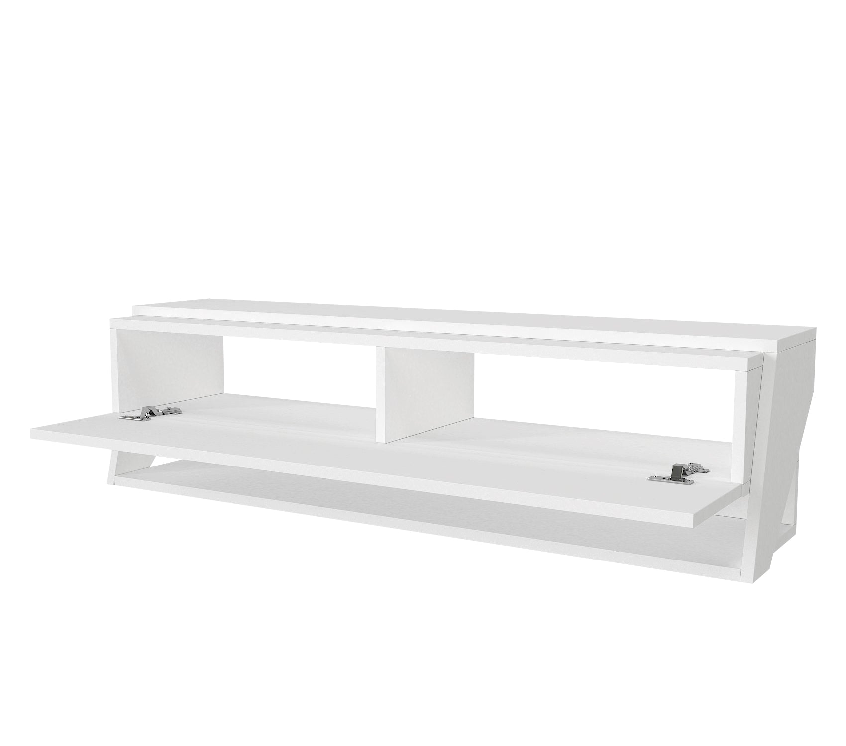 ליטוס DE2569 - לבן - מזנון טלוויזיה צף