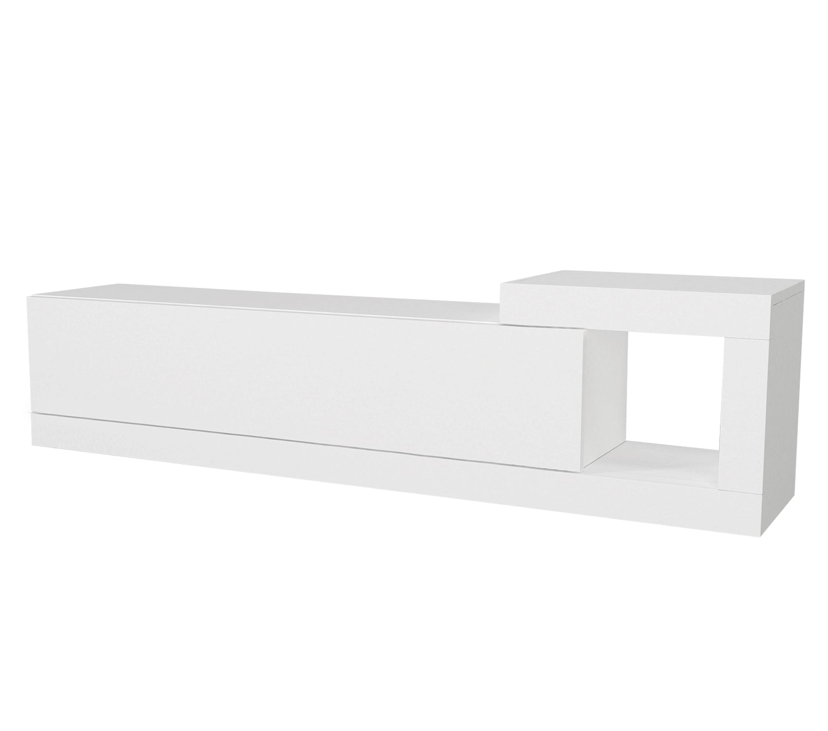 וולייר DE2613 - לבן -  מזנון טלוויזיה צף