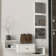 באקי DE-6154 לבן - שידת איפור עם מראה