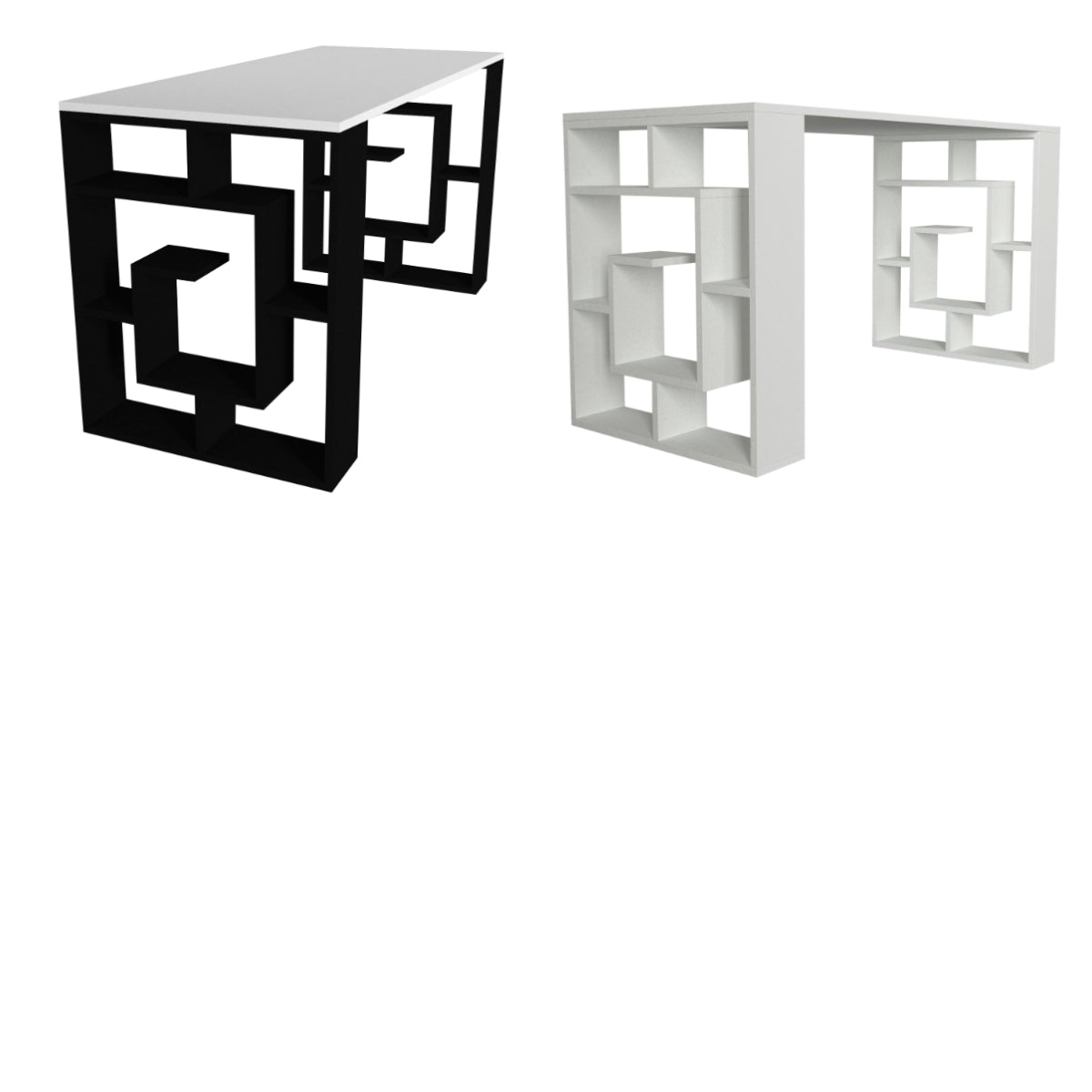 ליין 5682DE –לבן - עמדת עבודה מעוצבת