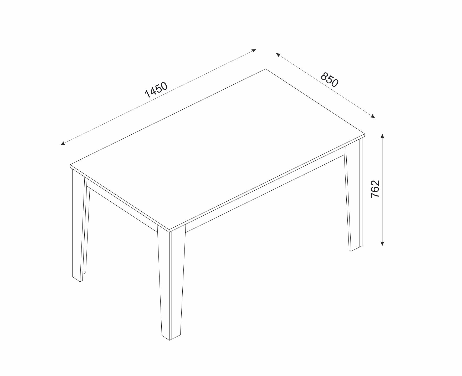 קוסטה DE8066 – שולחן פינת אוכל