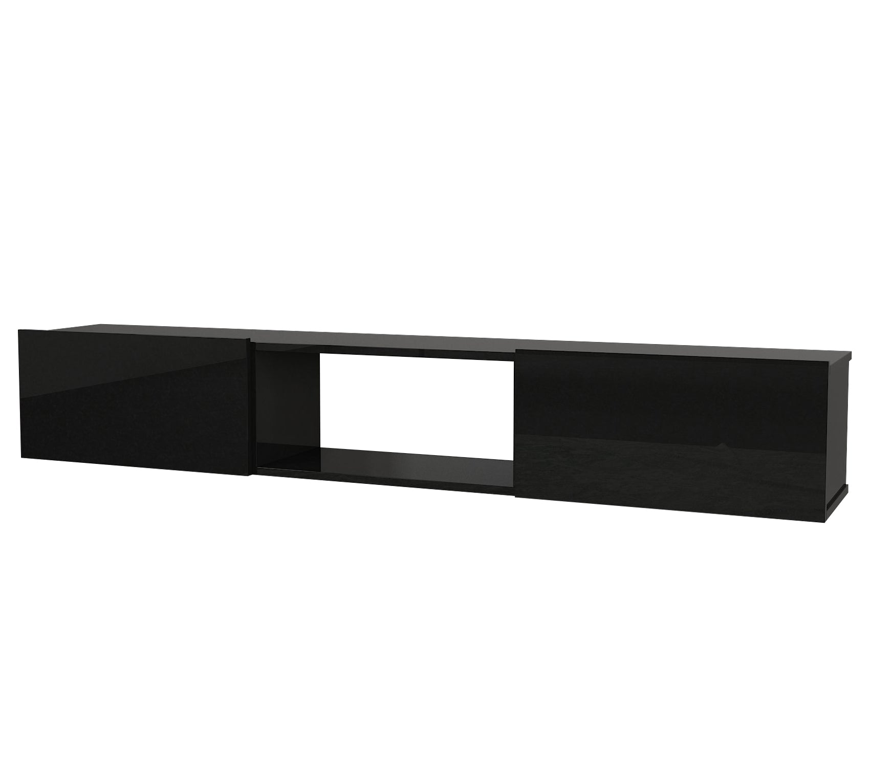 Hilary - DE8806- שחור - מזנון טלוויזיה צף