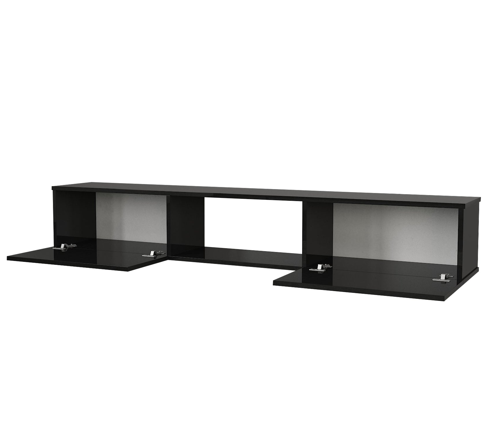 Hilary - DE8806- שחור - מזנון טלוויזיה צף