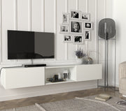 Hilary - DE8806- לבן - מזנון טלוויזיה צף