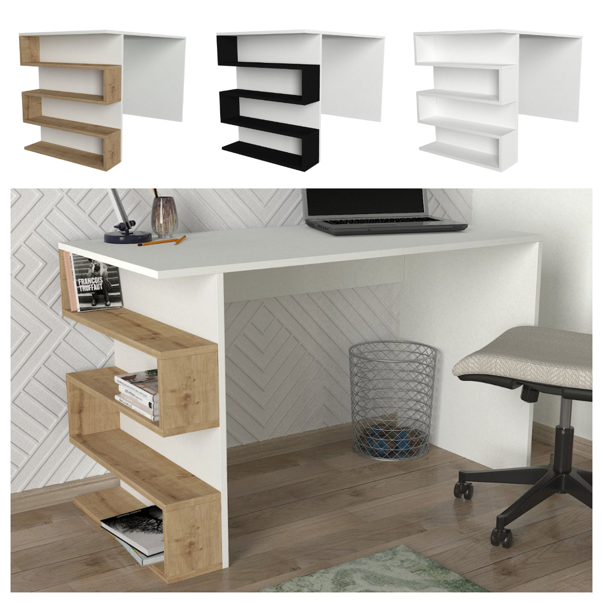 קליאורה 9520DE לבן - עמדת עבודה