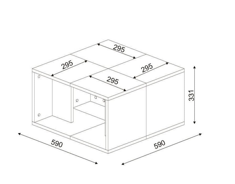 דודל DE1452 - שולחן קפה