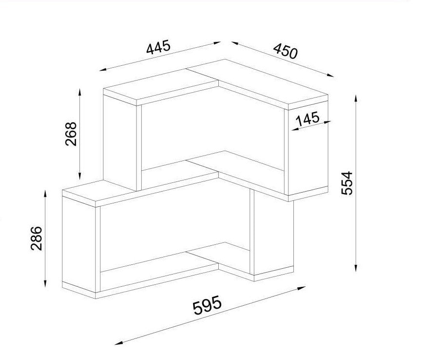 DE2916-בולוט - מדף פינתי