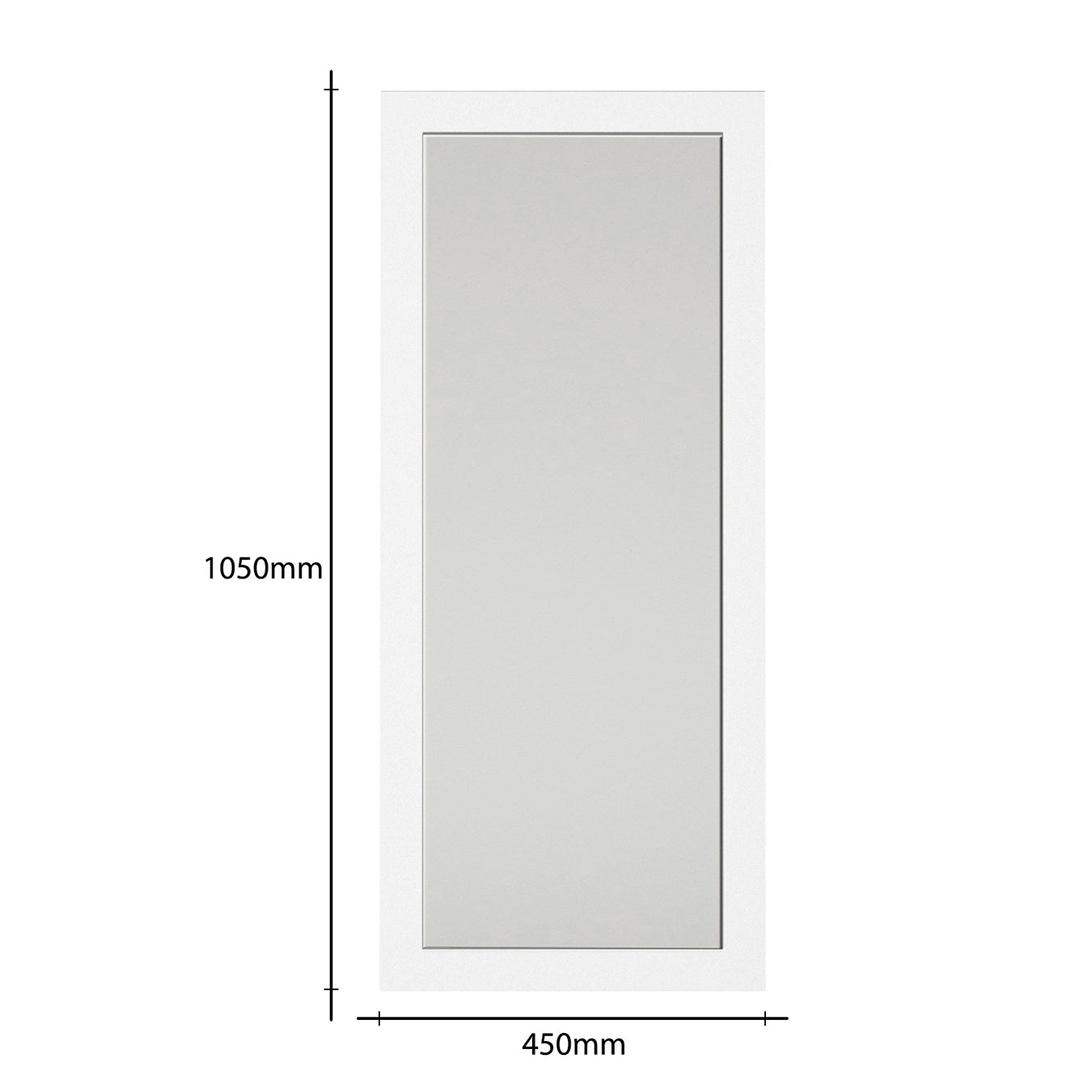 אלניס DE0101 - לבן - מראת גוף