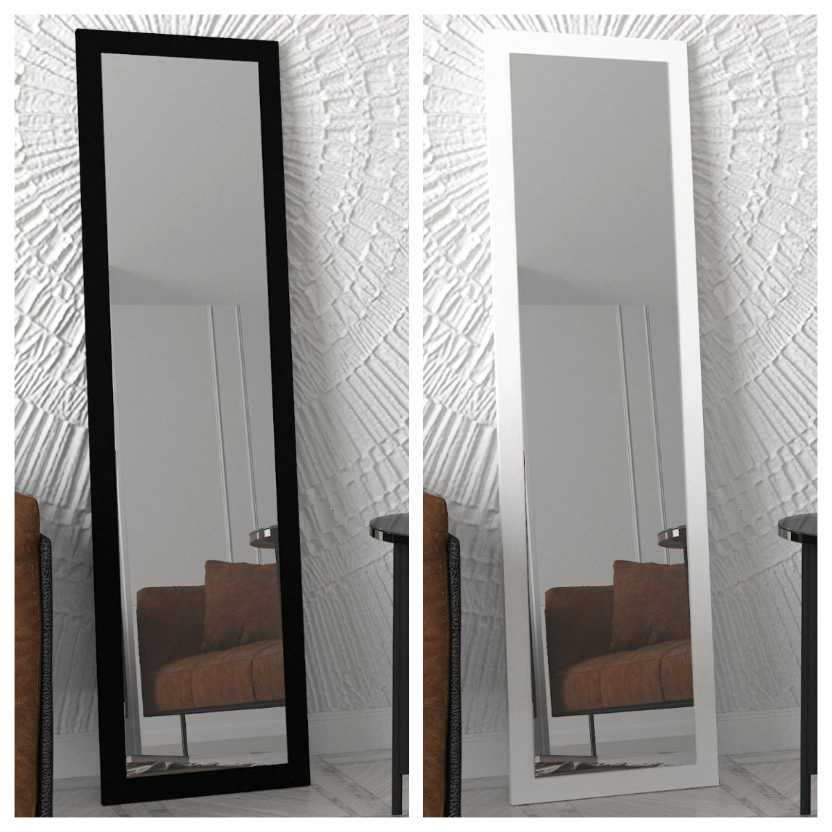 דיאה DE0113 לבן – מראת קיר מלבנית