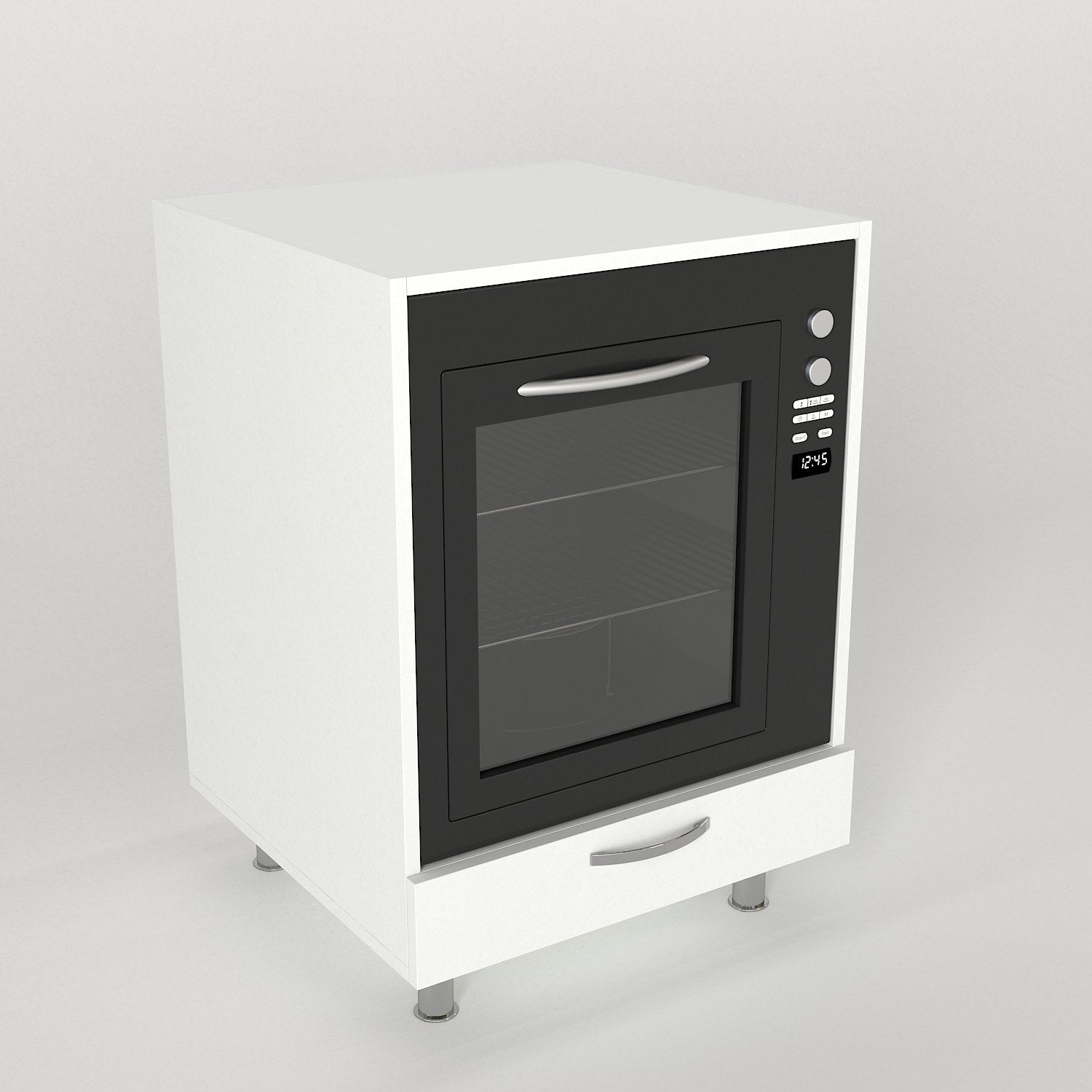 DE2688-סיימה V2 - ארונית לתנור - חלק עליון סגור